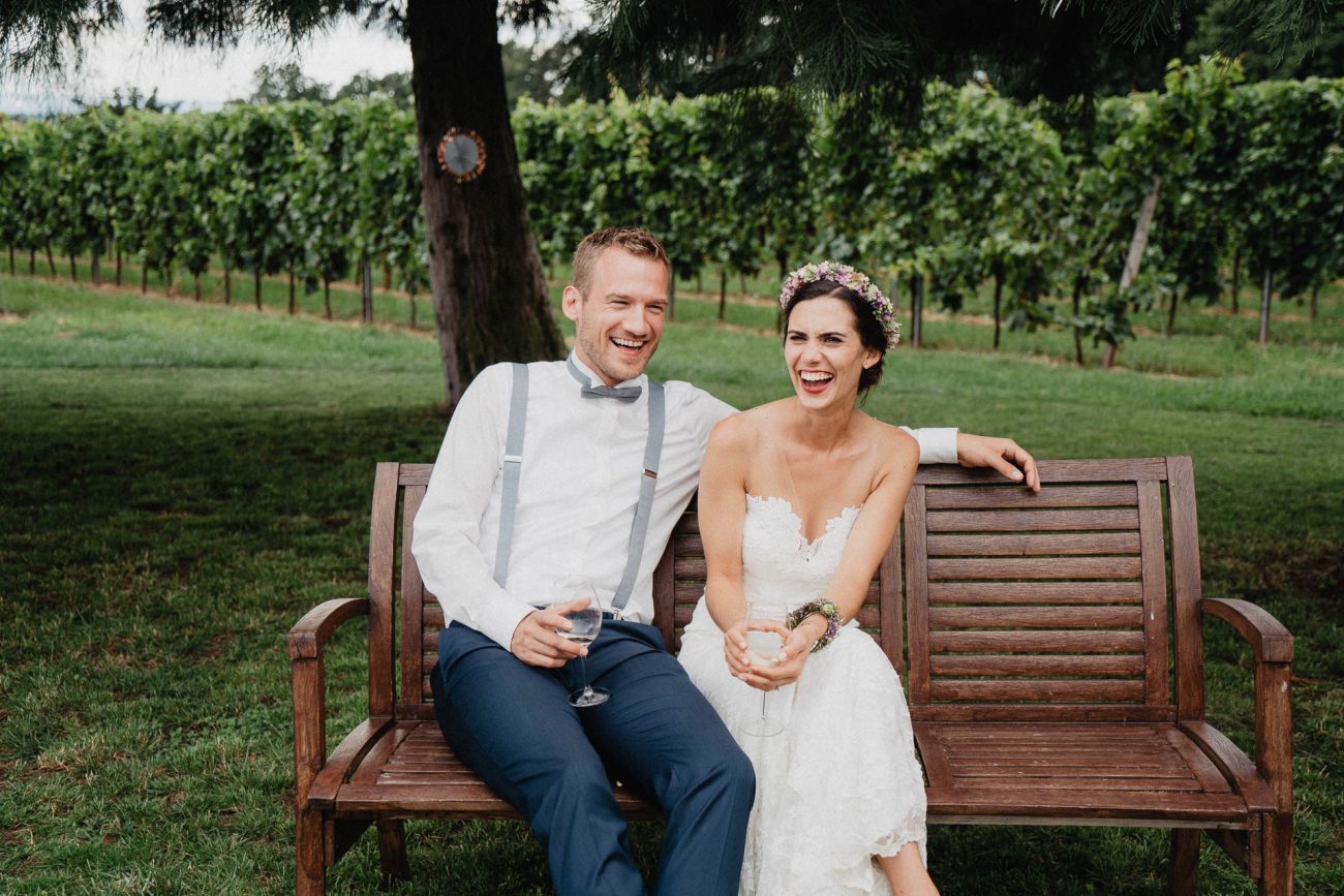 Hochzeitsfotografie in Karlsruhe von Lisa & Andi Photography. Freie Trauung in Karlsruhe am See.